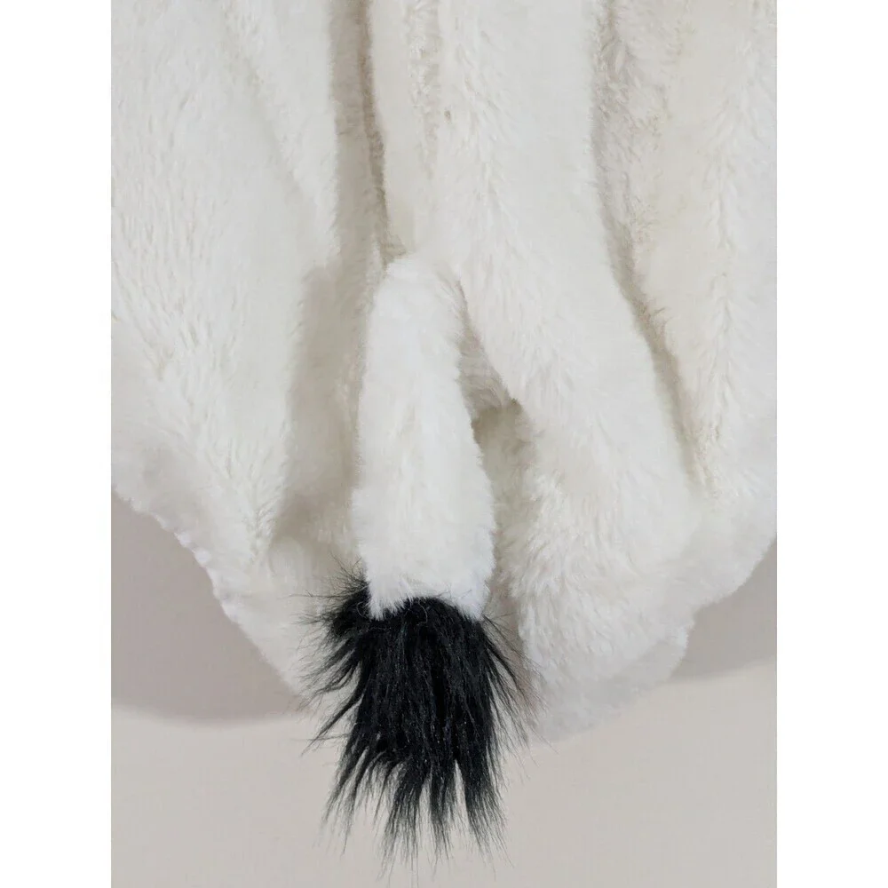 Pottery Barn Kids Baby 0-6 Months Cow Costume Black White Photos Birthday